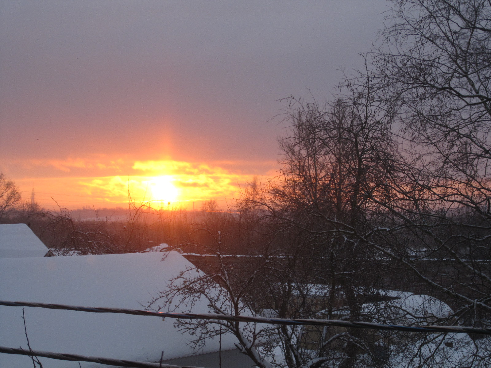 Canon PowerShot SD780 IS (Digital IXUS 100 IS / IXY Digital 210 IS) sample photo. Winter sunrise photography