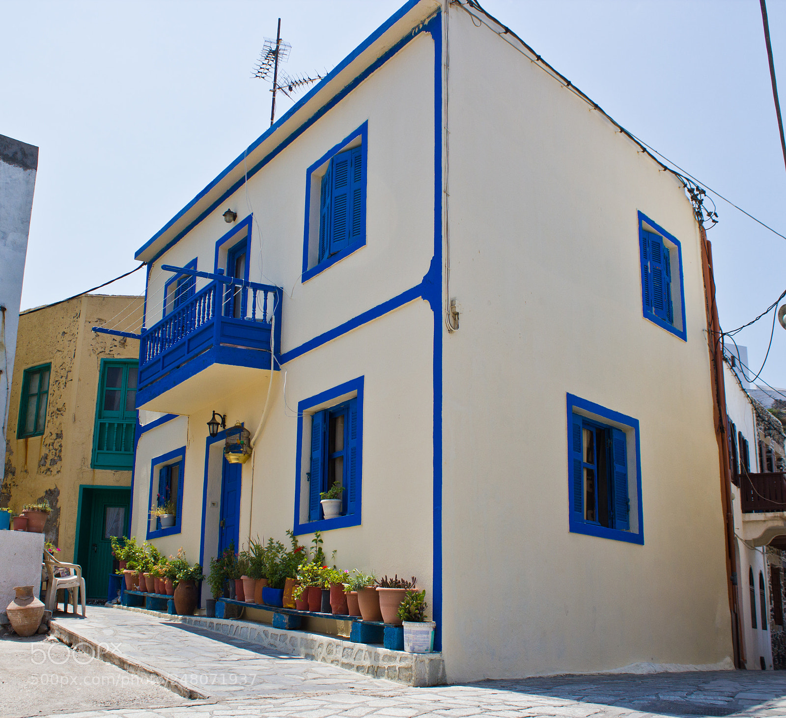 Canon EOS 550D (EOS Rebel T2i / EOS Kiss X4) sample photo. Greek houses photography