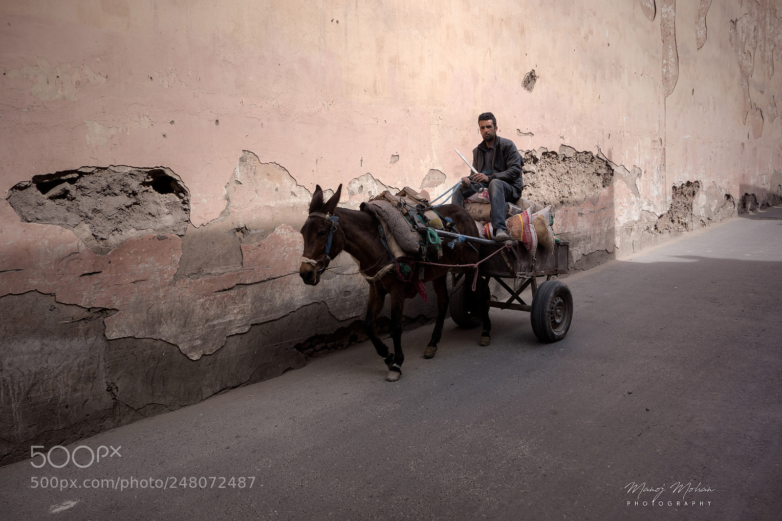 Sony Cyber-shot DSC-RX100 sample photo. Man, horse and load photography