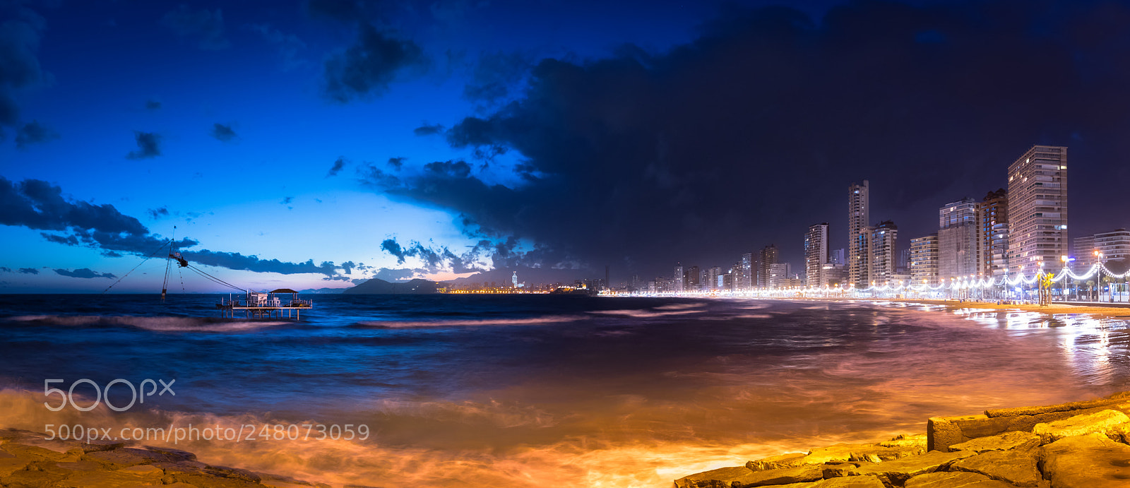 Canon EOS 80D sample photo. Benidorm levante beach photography