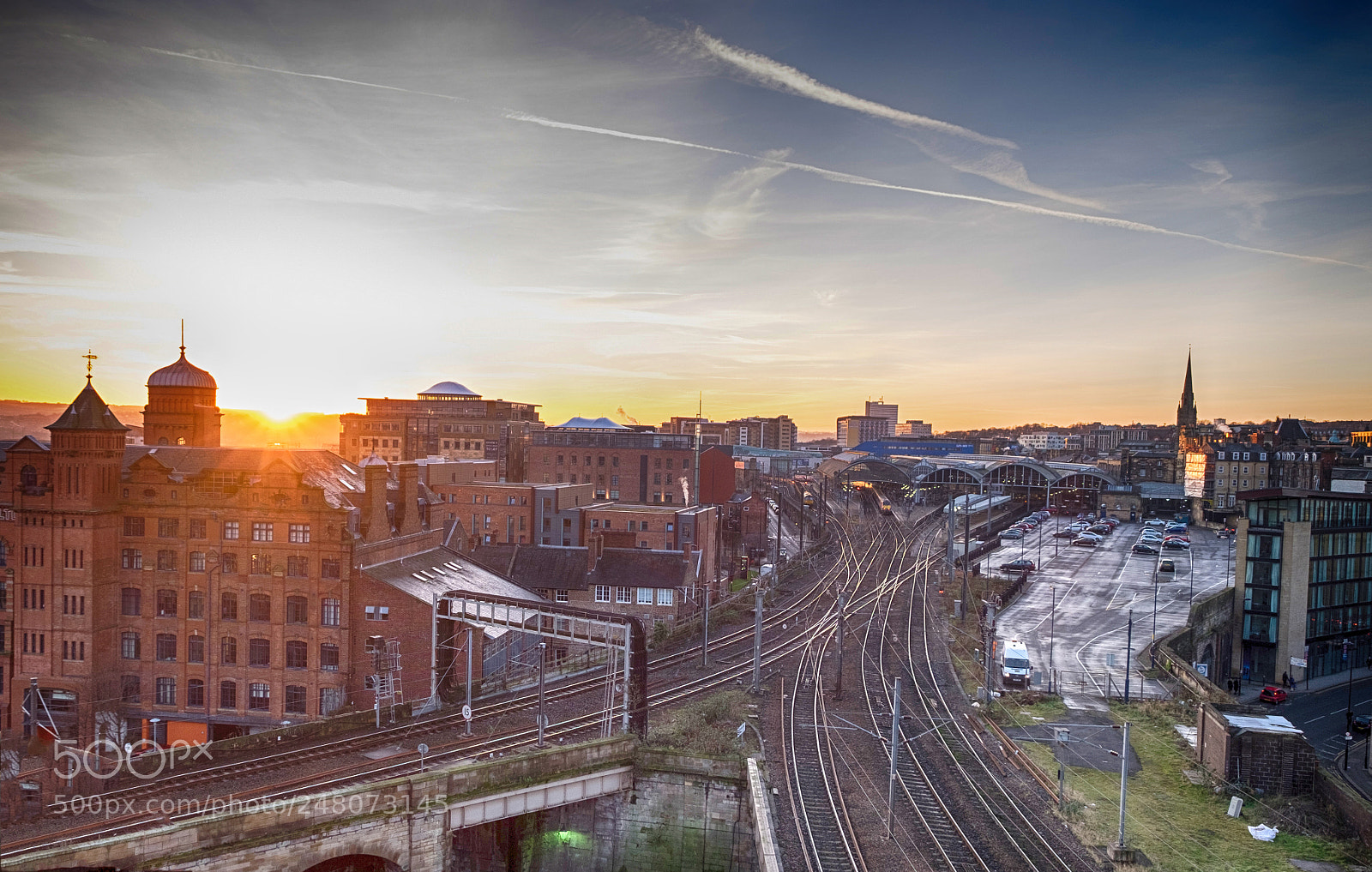 Fujifilm X-T1 sample photo. The railway station photography