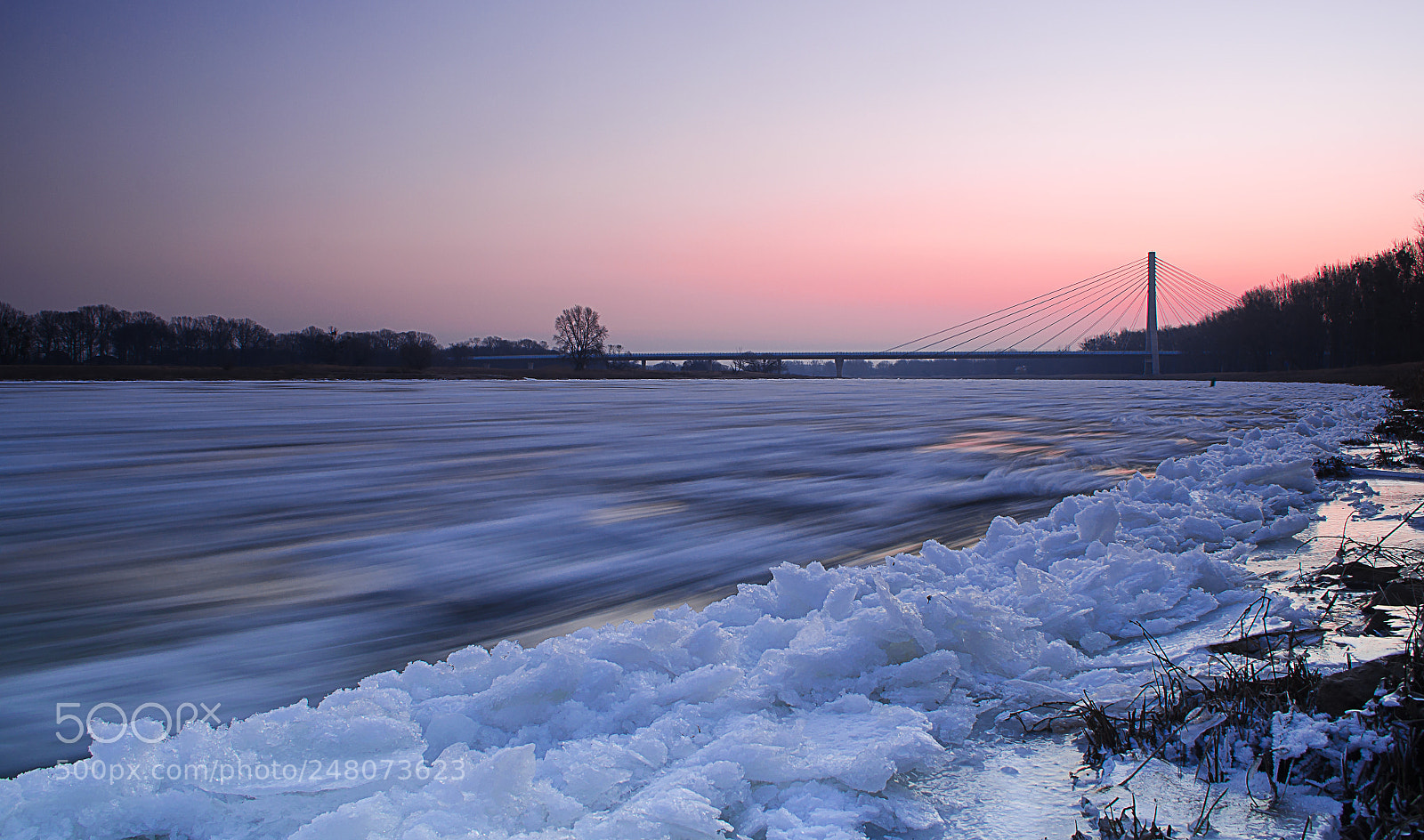 Nikon D5100 sample photo. Sunrise at elbauenbrücke photography