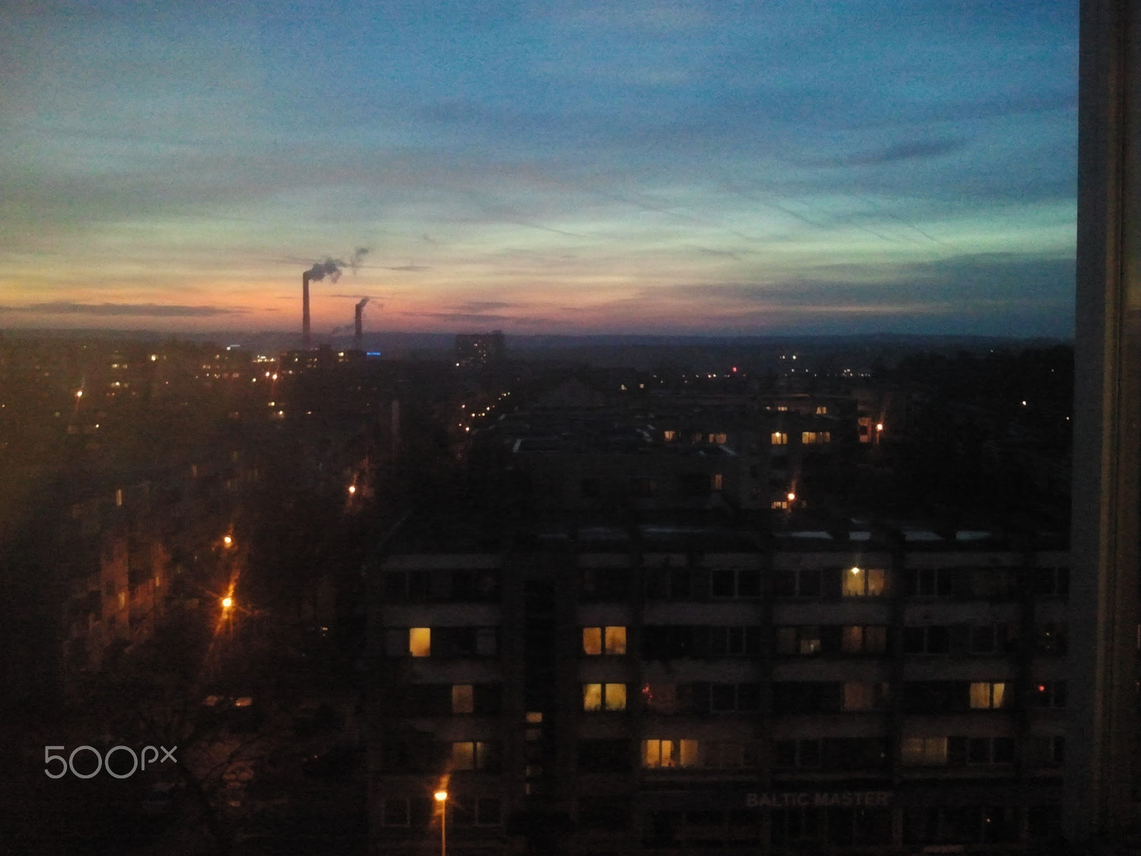 Samsung Galaxy S Plus sample photo. Late sky photography