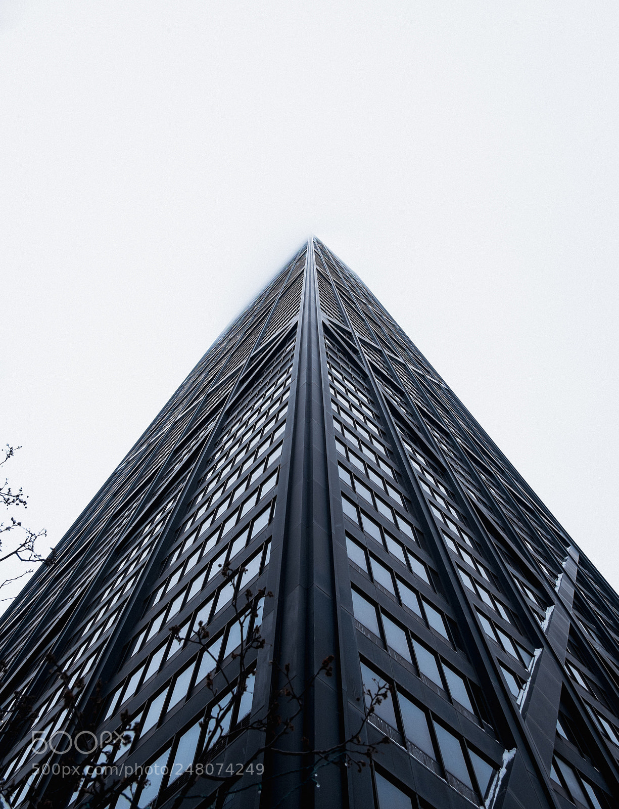 Fujifilm X-E1 sample photo. John hancock center. photography