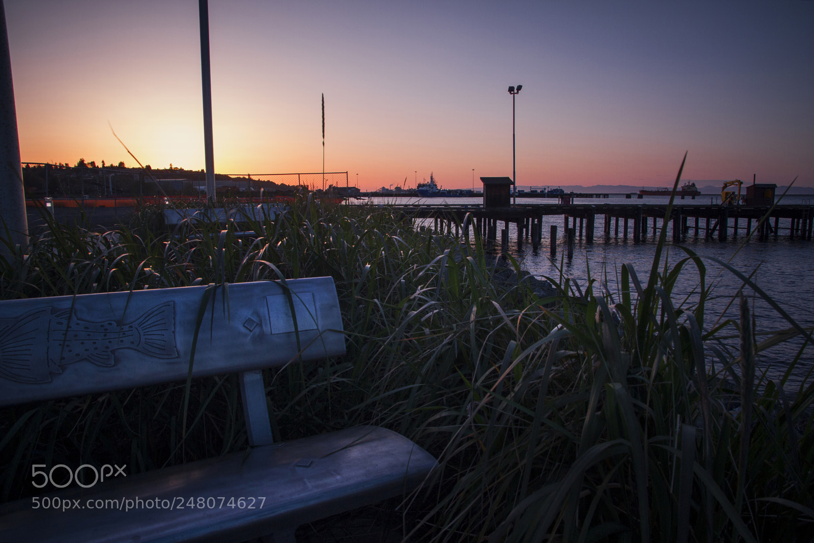 Canon EOS 7D sample photo. Dockside bench photography