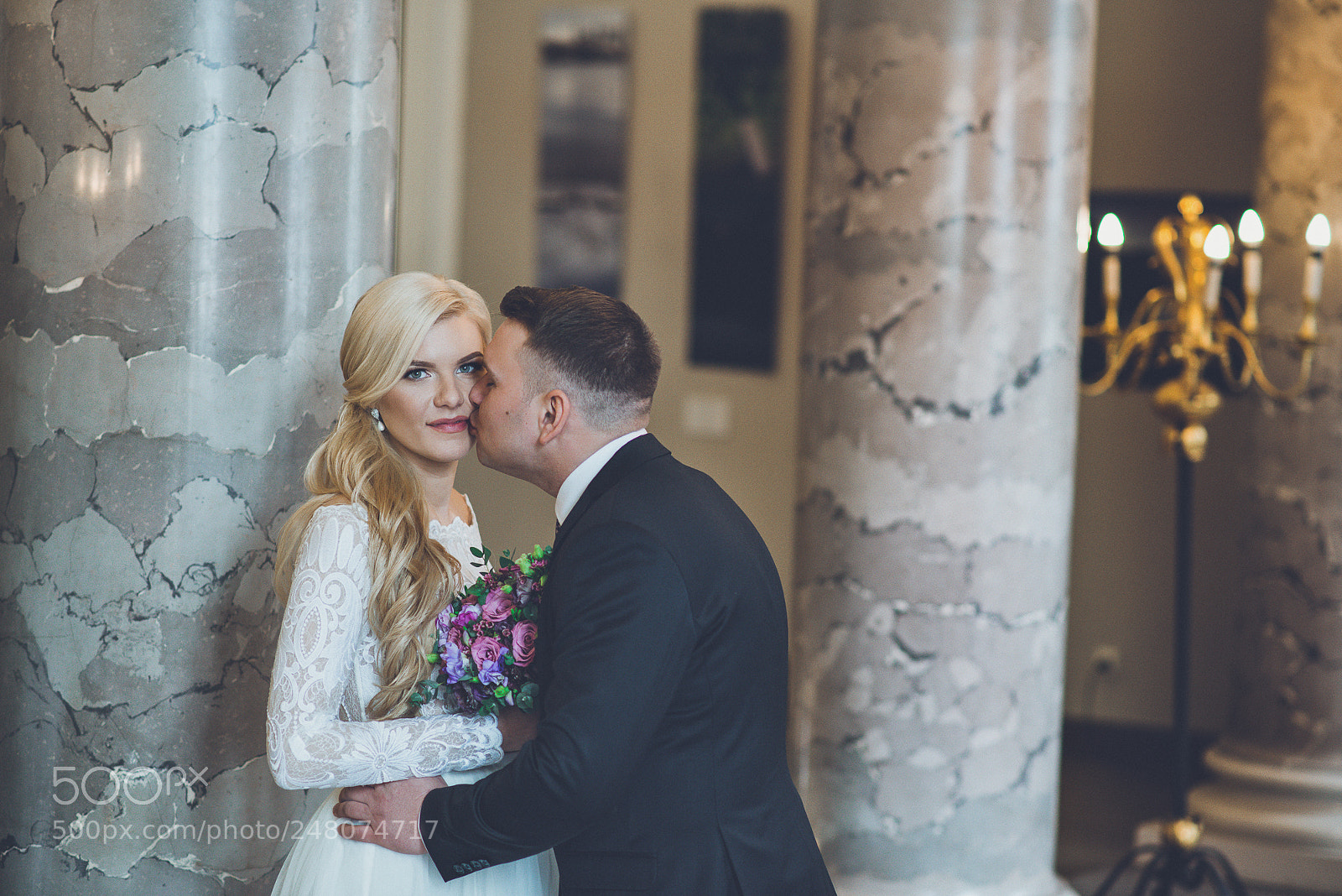 Nikon D610 sample photo. Wedding in winter time photography