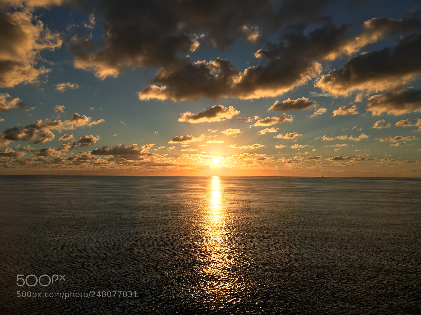 Apple iPhone 6s sample photo. Sunset over the caribbean photography