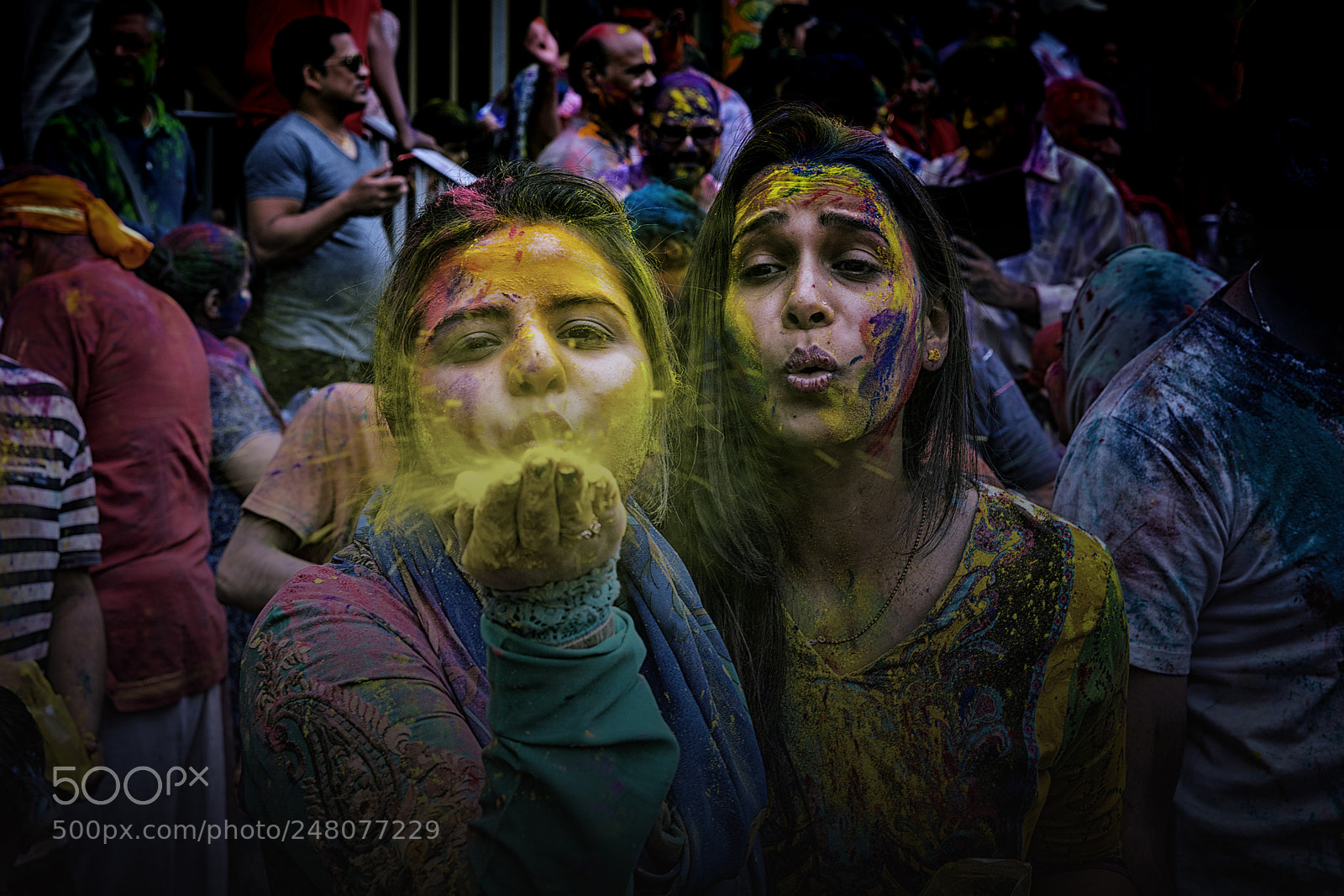 Nikon D800E sample photo. Holi photography