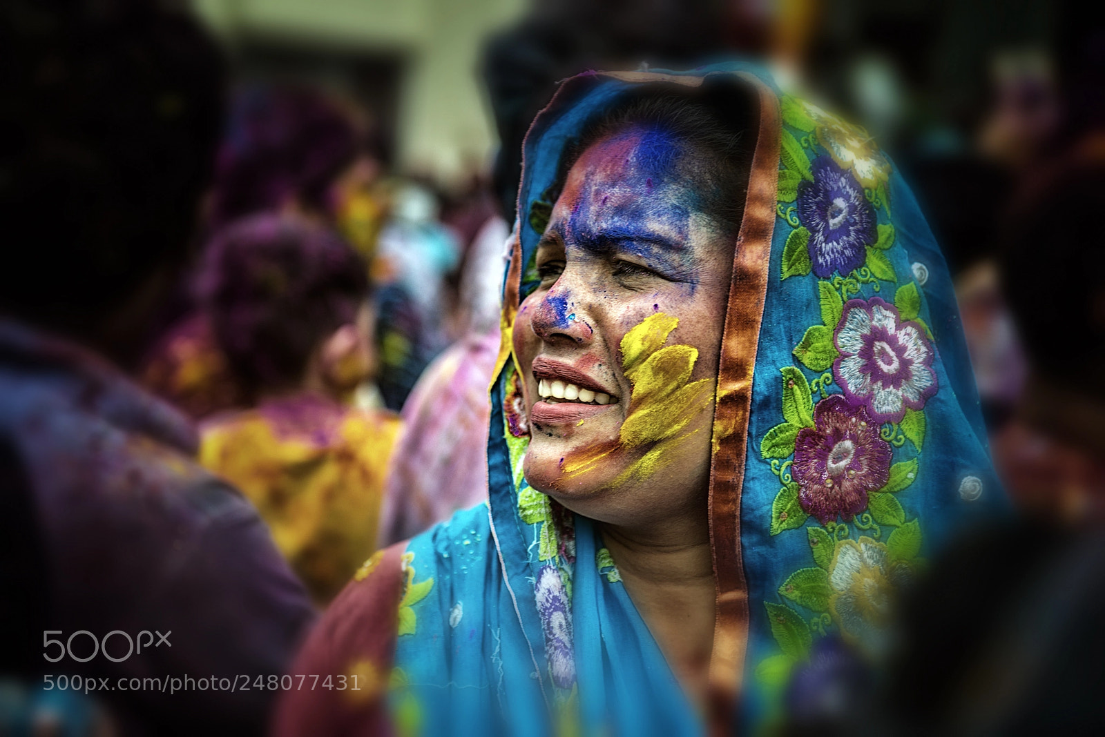 Nikon D800E sample photo. Holi photography