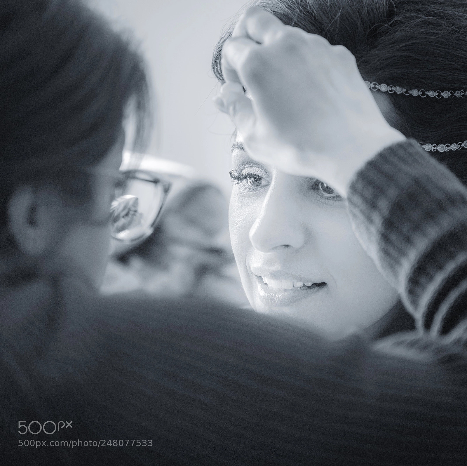 Nikon D810 sample photo. Beautiful bride getting ready photography