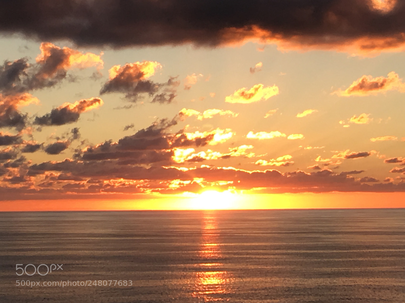 Apple iPhone 6s sample photo. Sunrise over the carribean photography