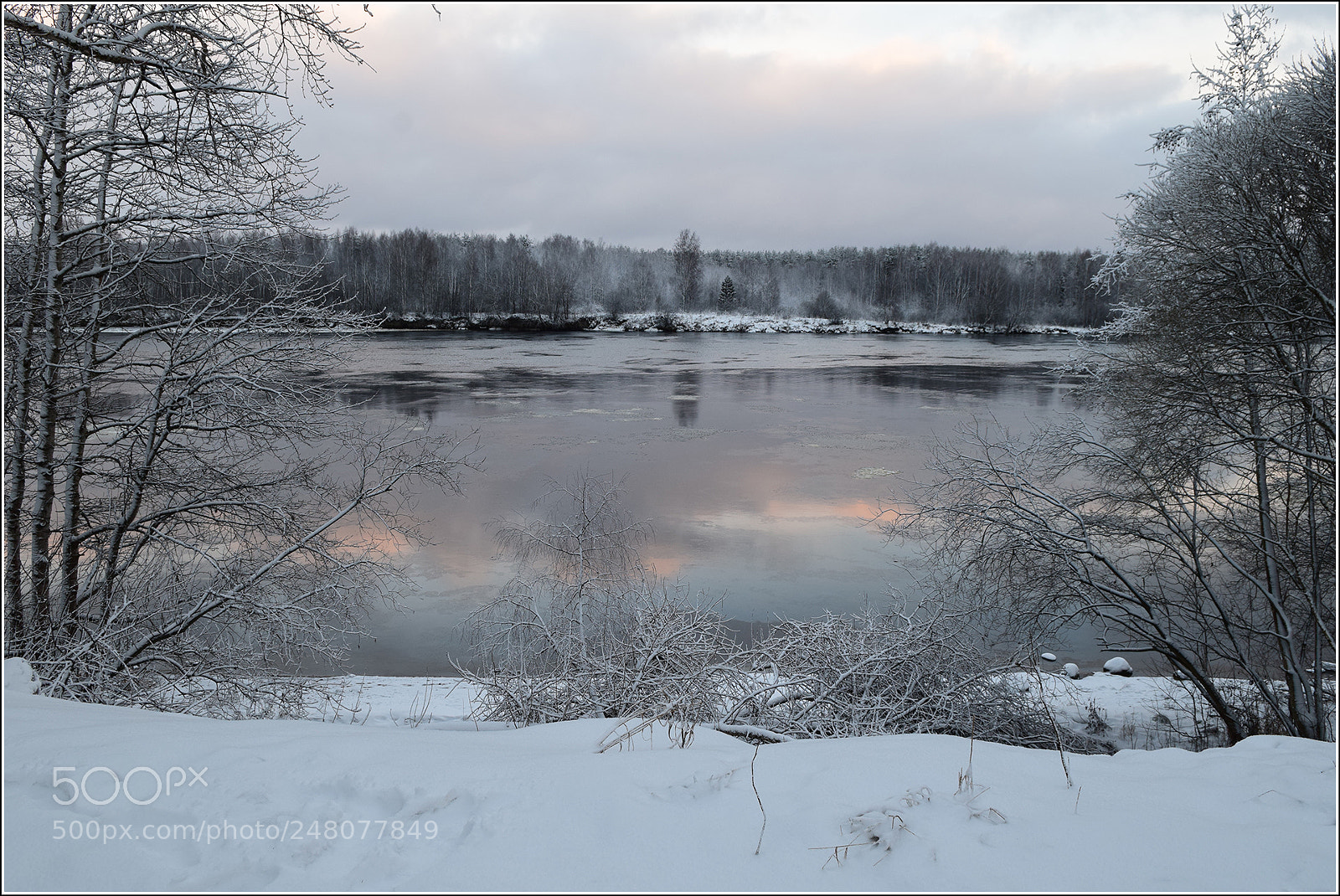 Nikon D5300 sample photo. River svir at christmas photography