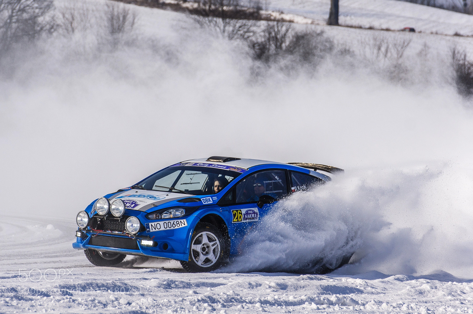 Sony Alpha DSLR-A580 sample photo. Ford fiesta proto ice photography