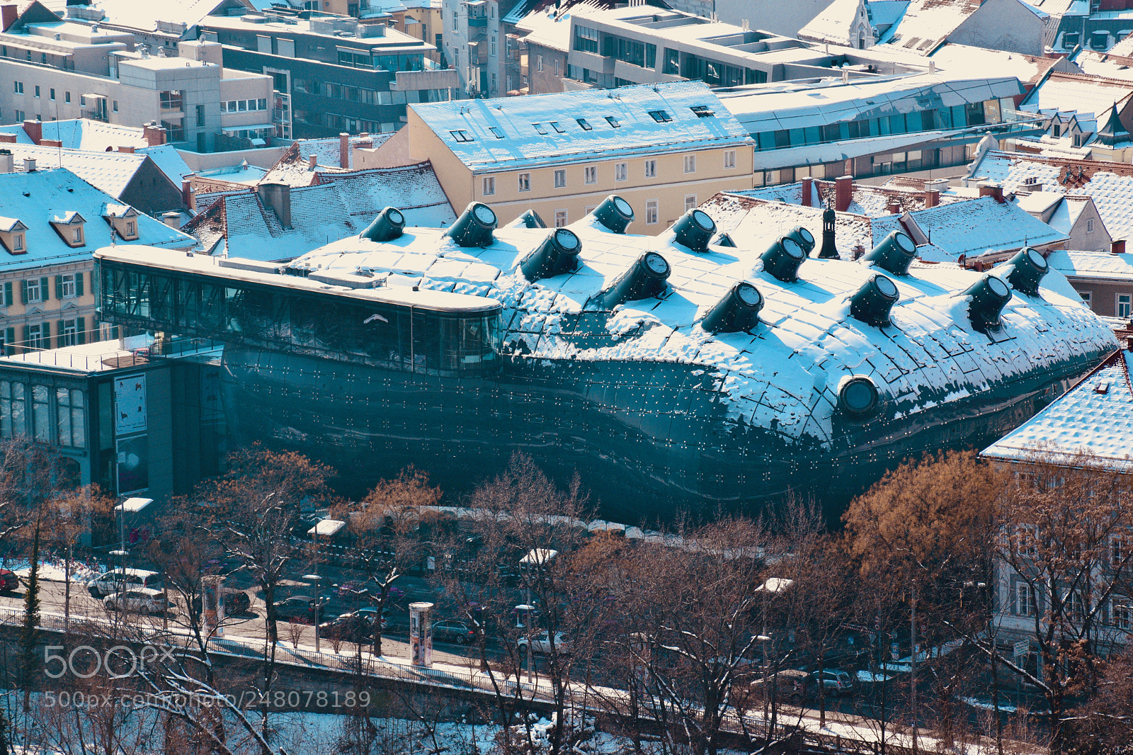 Nikon D5300 sample photo. Kunsthaus graz photography