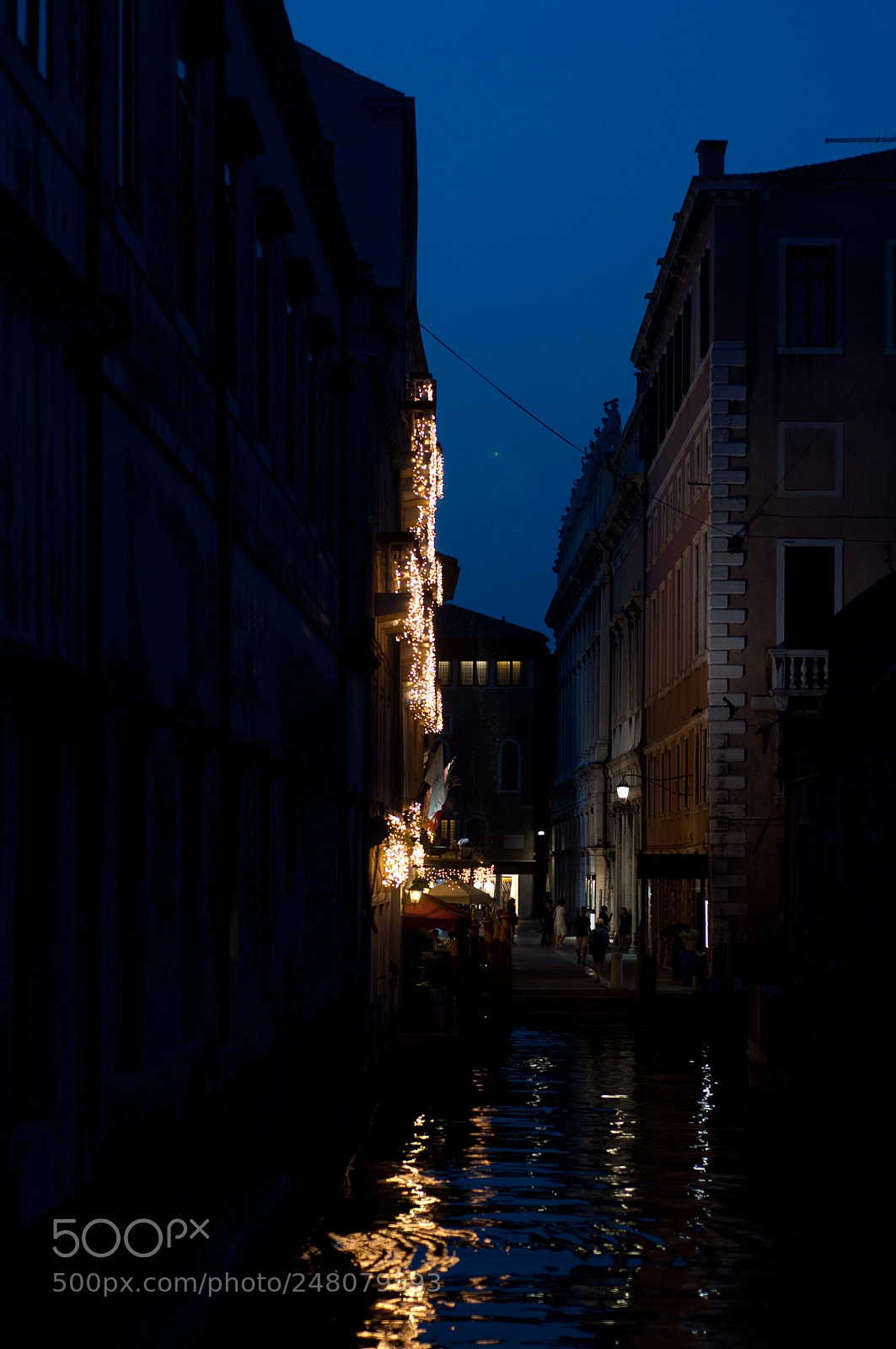Nikon D90 sample photo. Venice at night photography