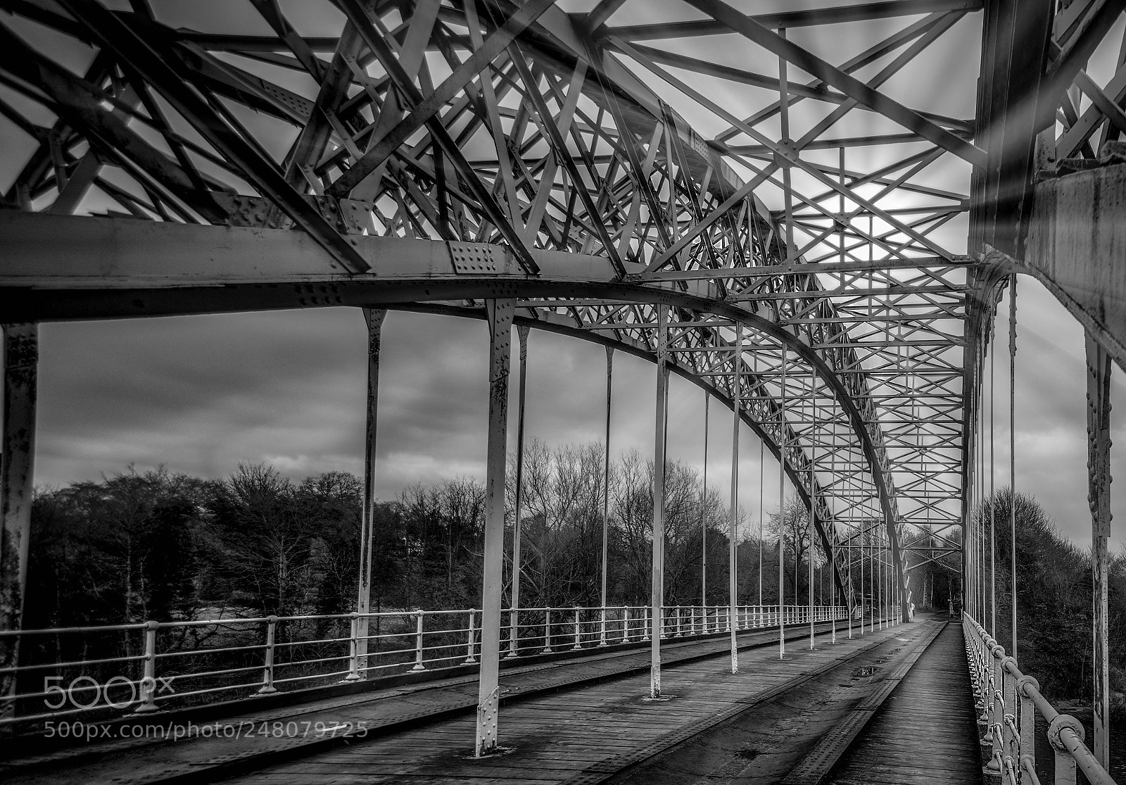 Sony a7R II sample photo. Old railway bridge photography