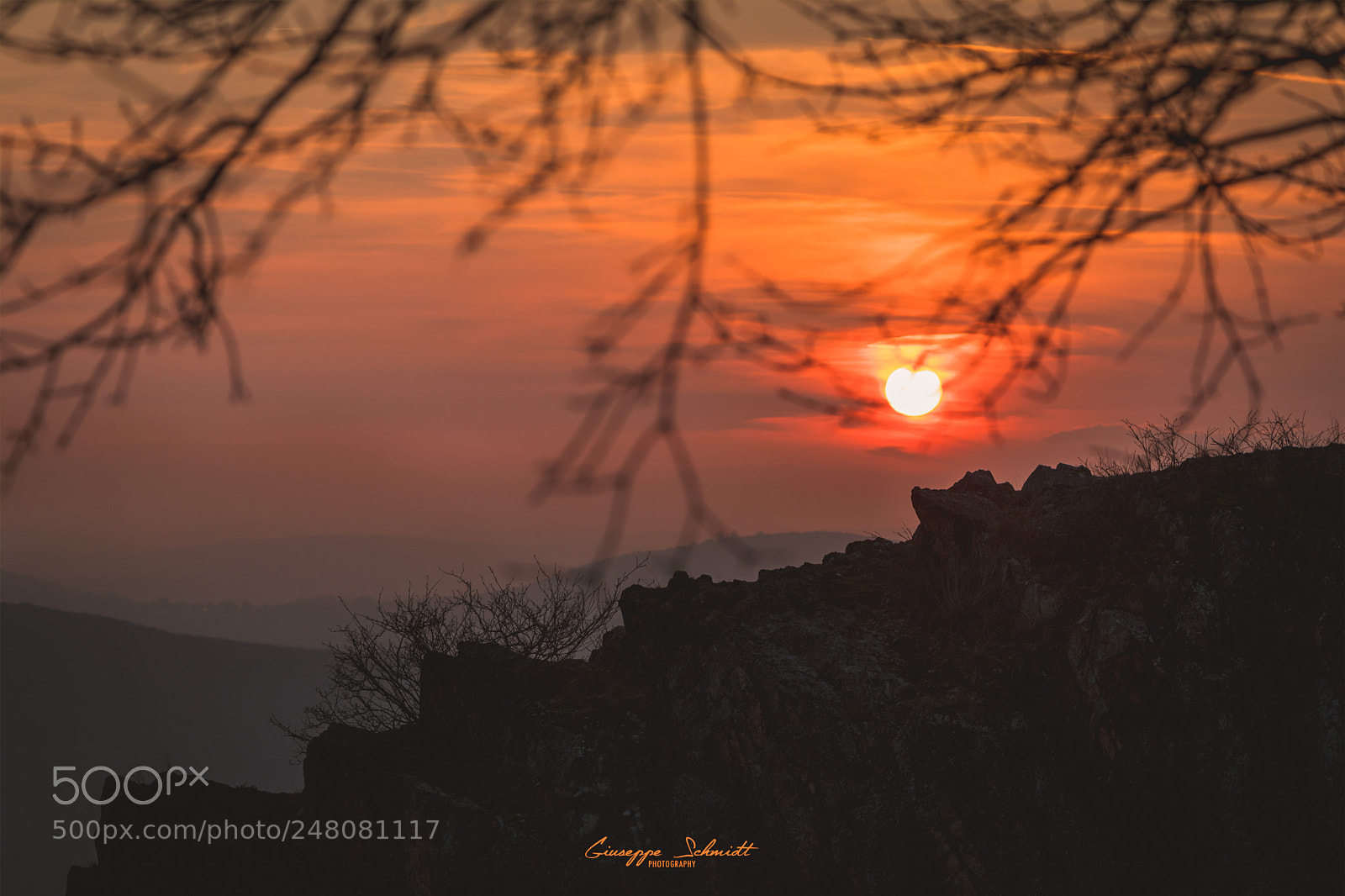Canon EOS 80D sample photo. Sunset at rotenfels photography