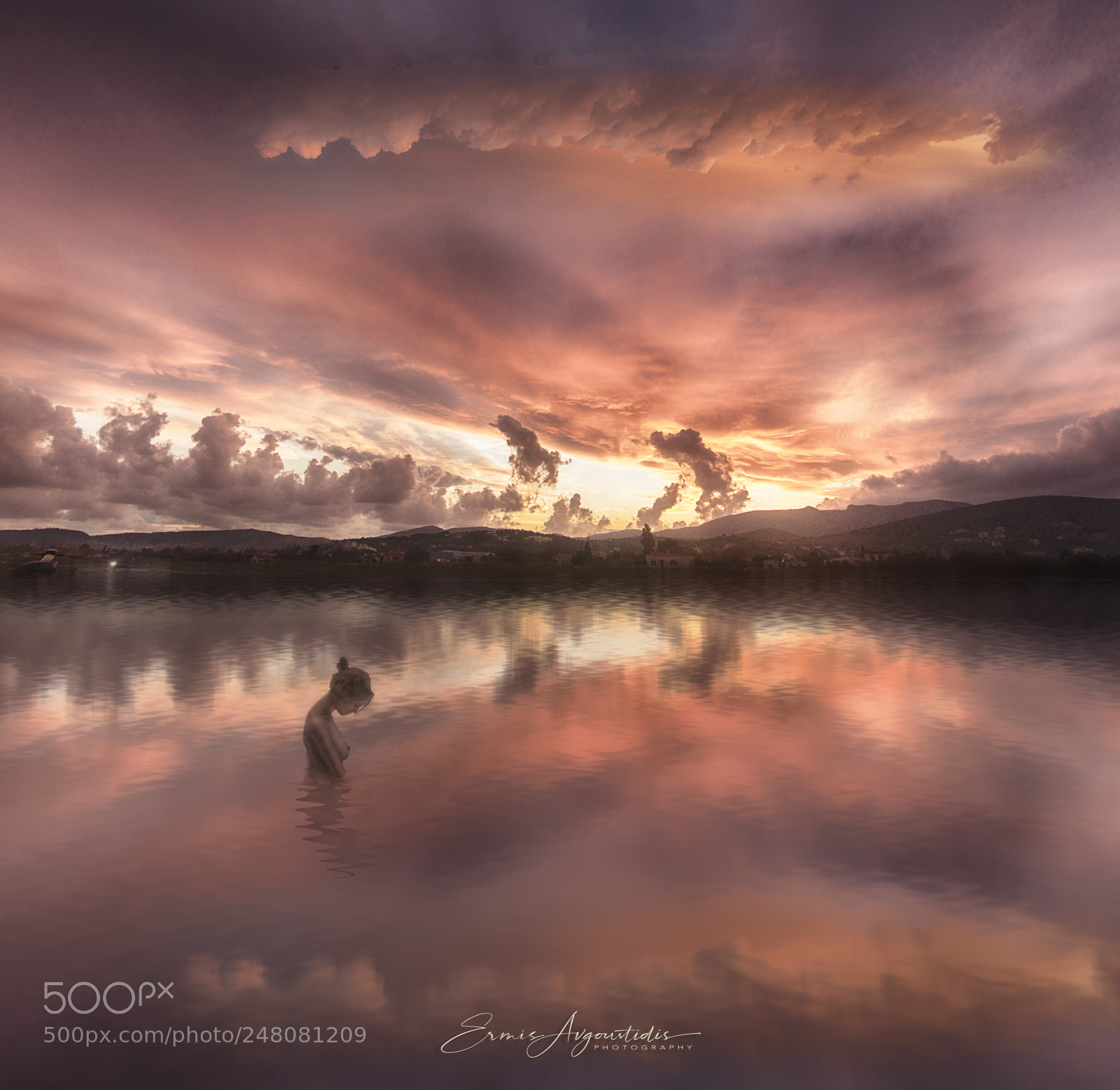 Canon EOS 5DS R sample photo. Alone in the sunset photography