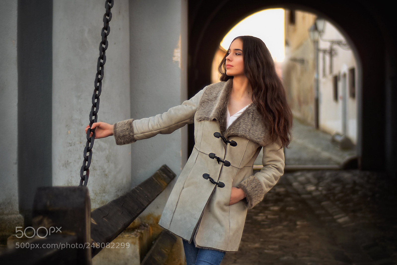 Nikon D7200 sample photo. Coat fashion girl photography