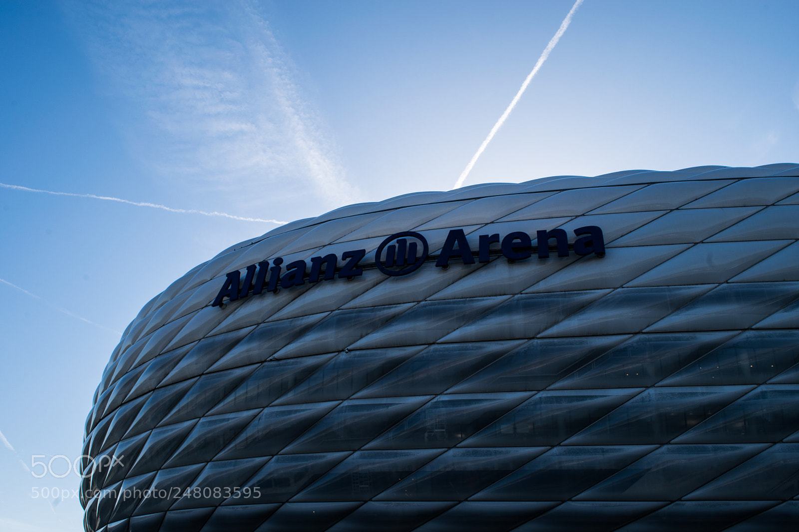 Nikon D5300 sample photo. Allianz arena photography