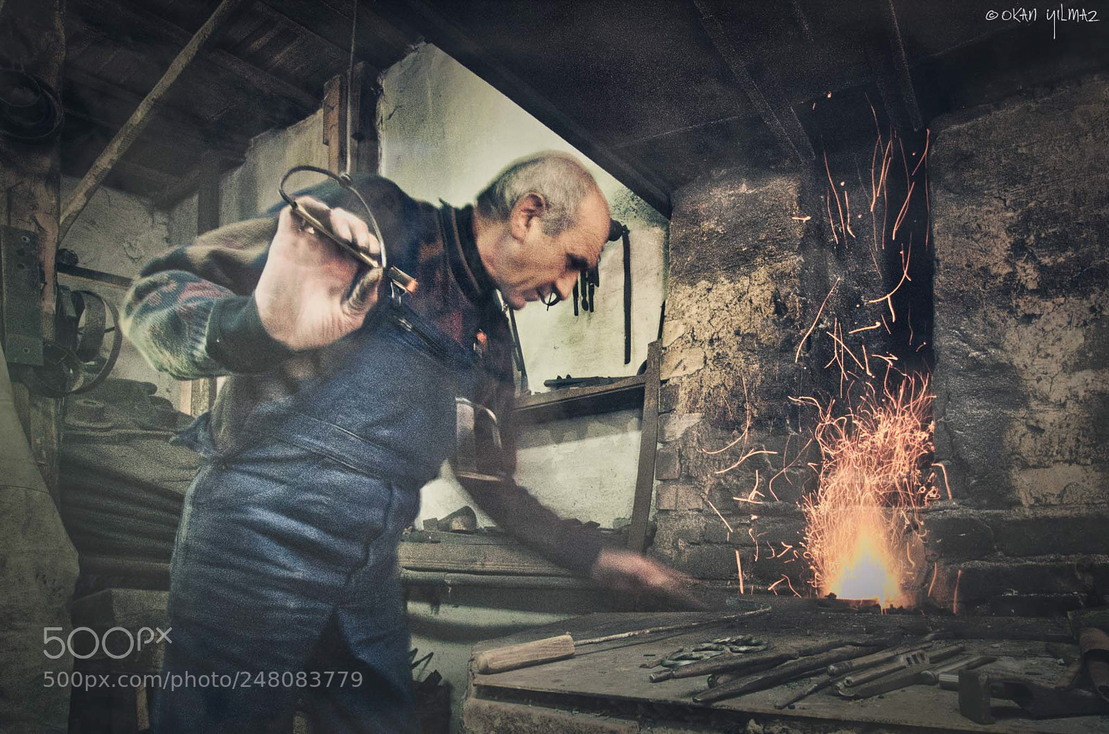 Nikon D70 sample photo. Blacksmith photography