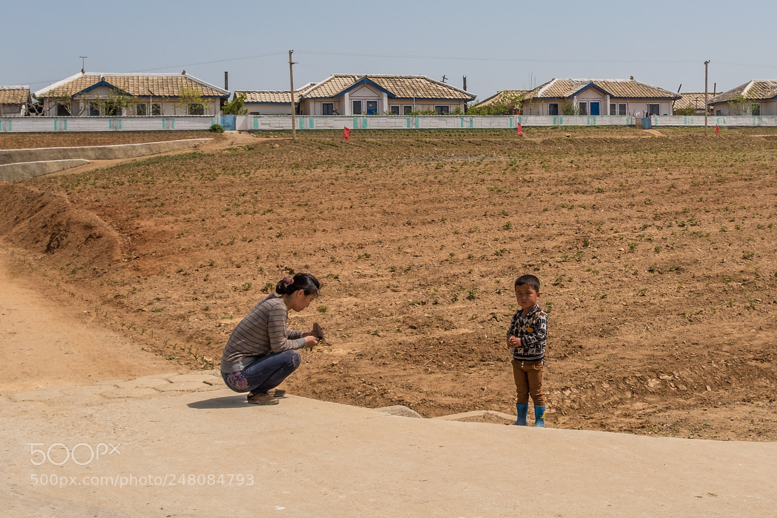 Fujifilm X100F sample photo. Sinuiju, rural north korea photography