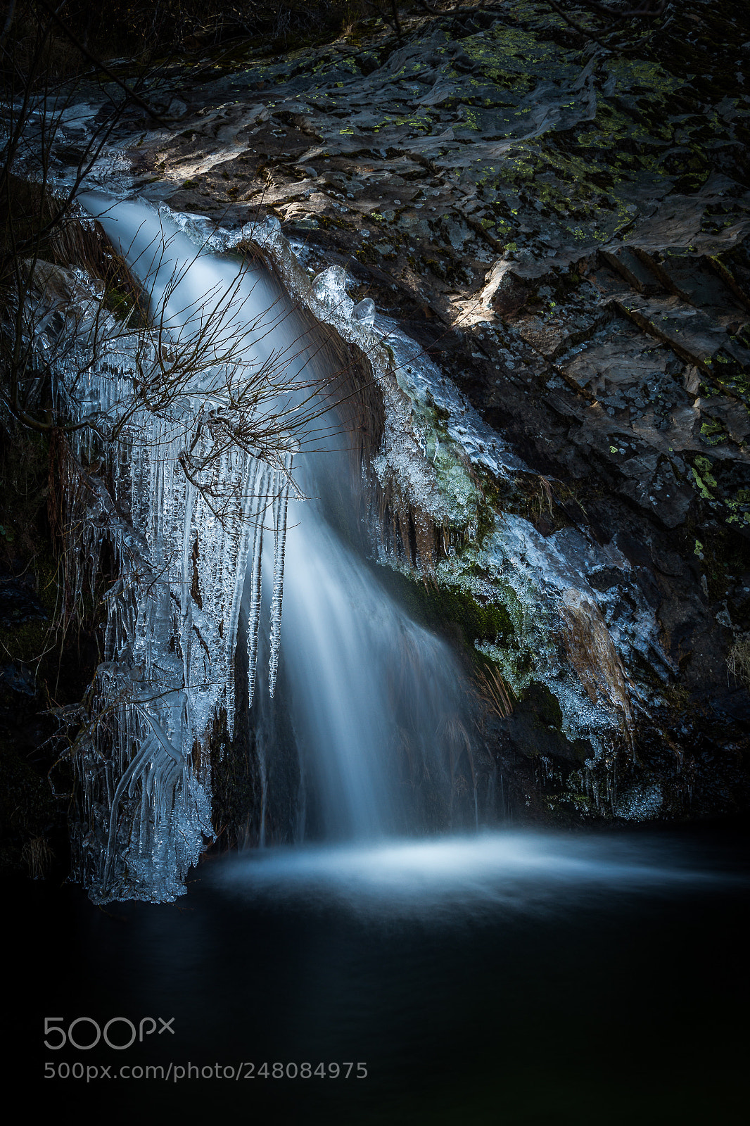 Nikon D7200 sample photo. "ice fall" photography