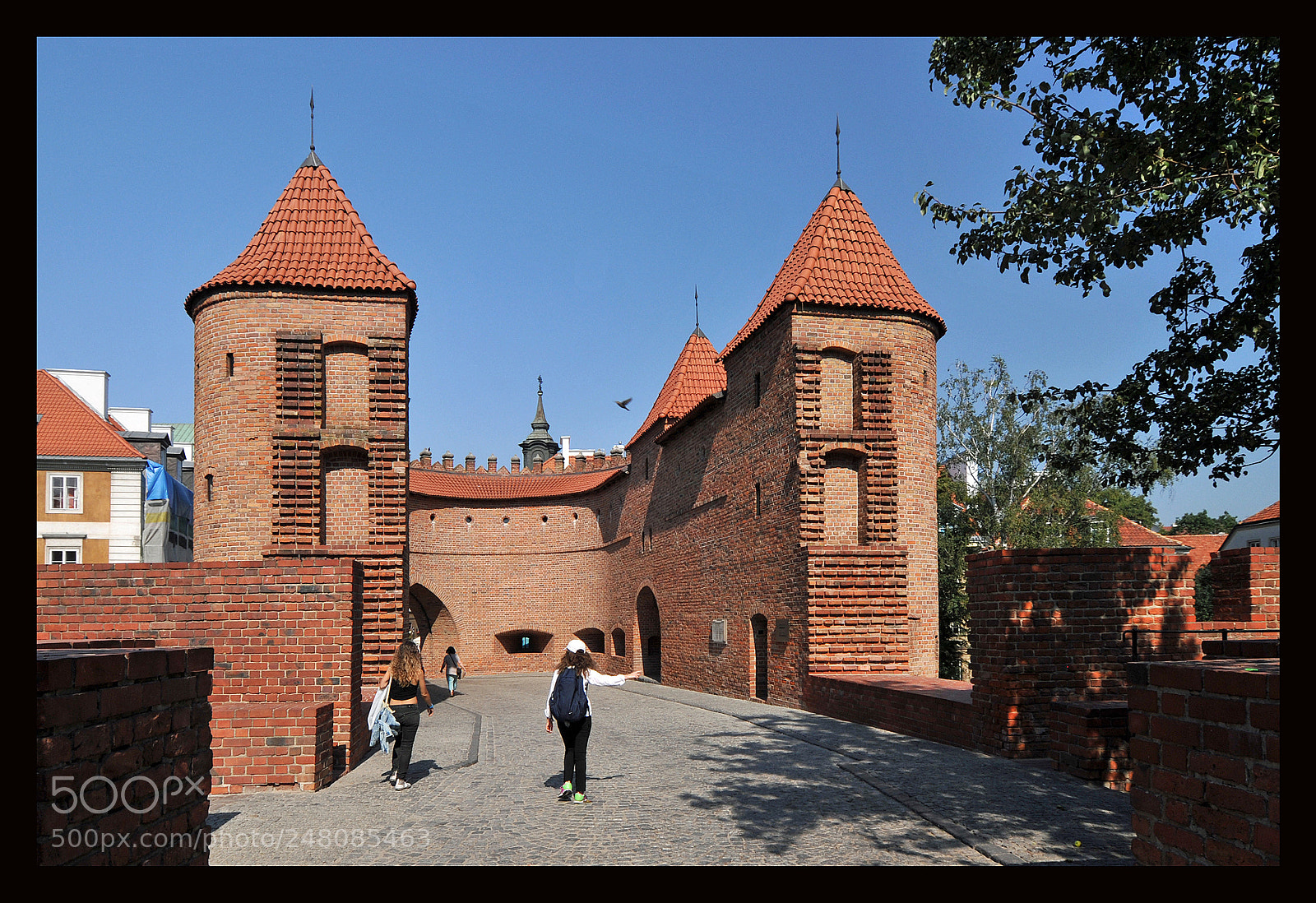 Nikon D300 sample photo. Barbican in warszawa photography