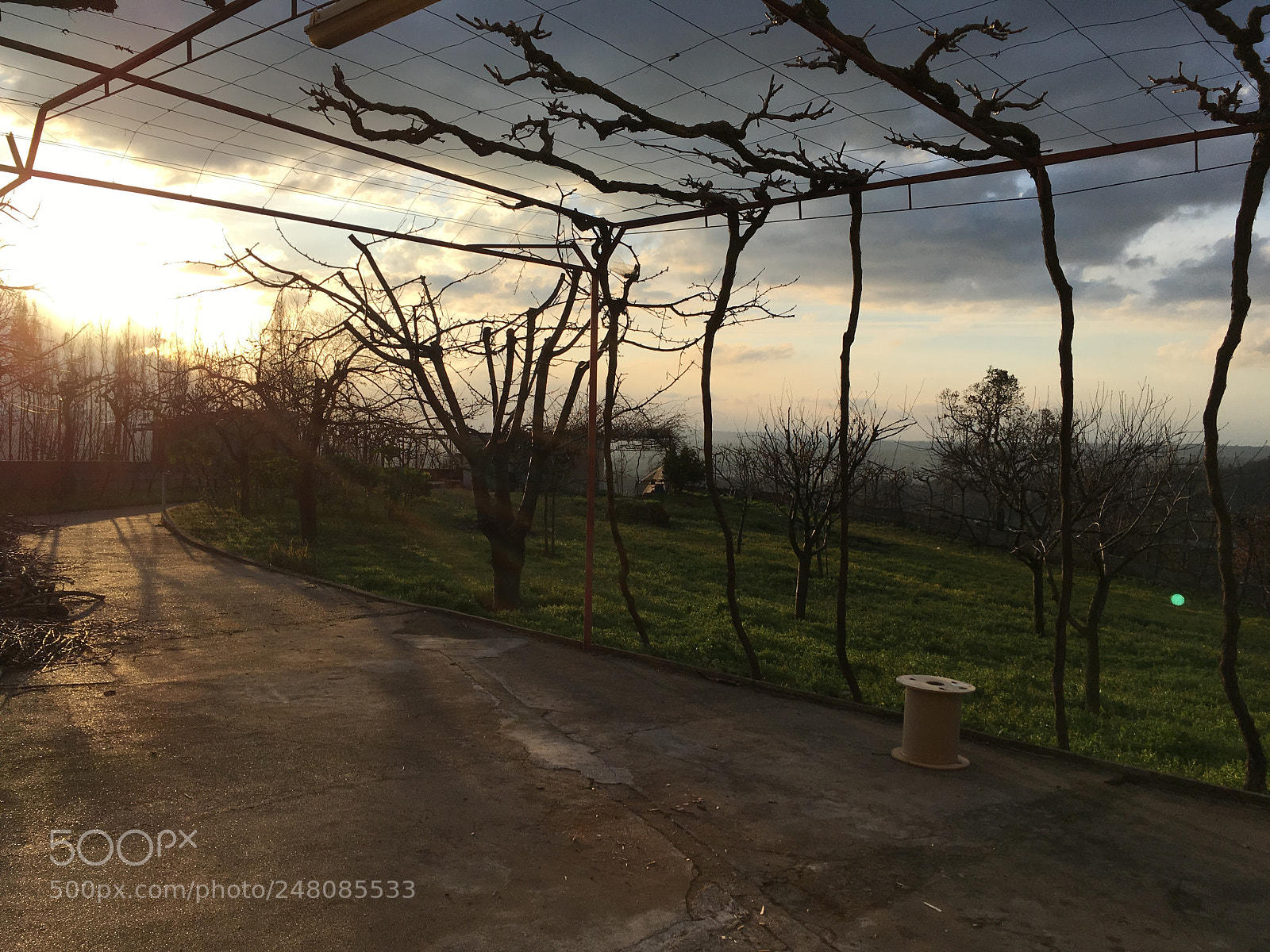 Apple iPhone SE sample photo. Sunset, portugal in february photography