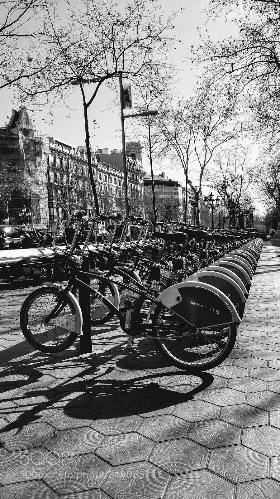 HUAWEI nova plus sample photo. M.g. bicycle parking photography