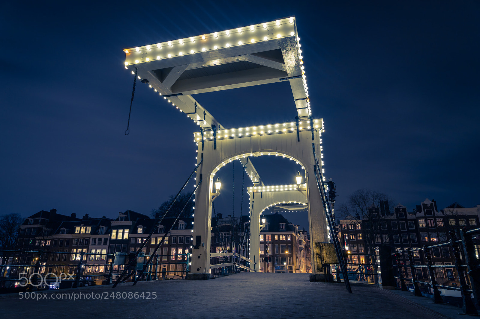 Canon EOS 6D Mark II sample photo. Skinny bridge amsterdam photography