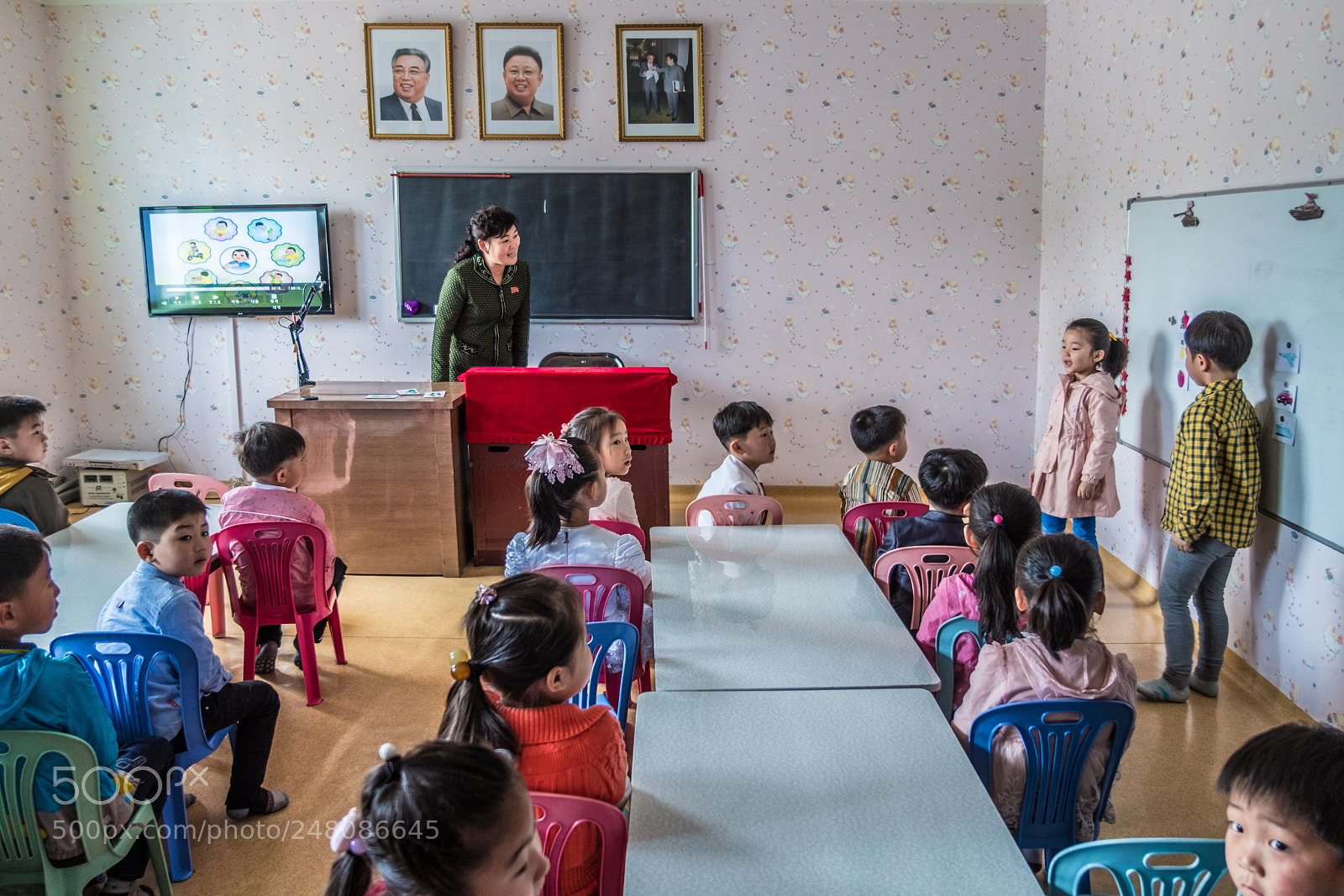 Fujifilm X100F sample photo. Bonbu kindergarten, sinuiju, dprk photography