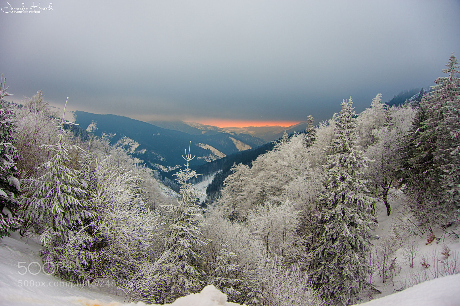 Pentax K-70 sample photo. Frozy landscape photography