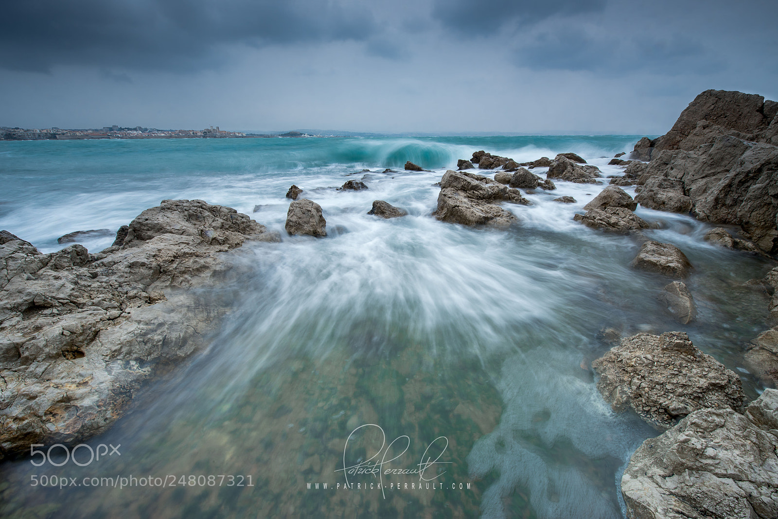 Nikon D810 sample photo. Wave antibes photography