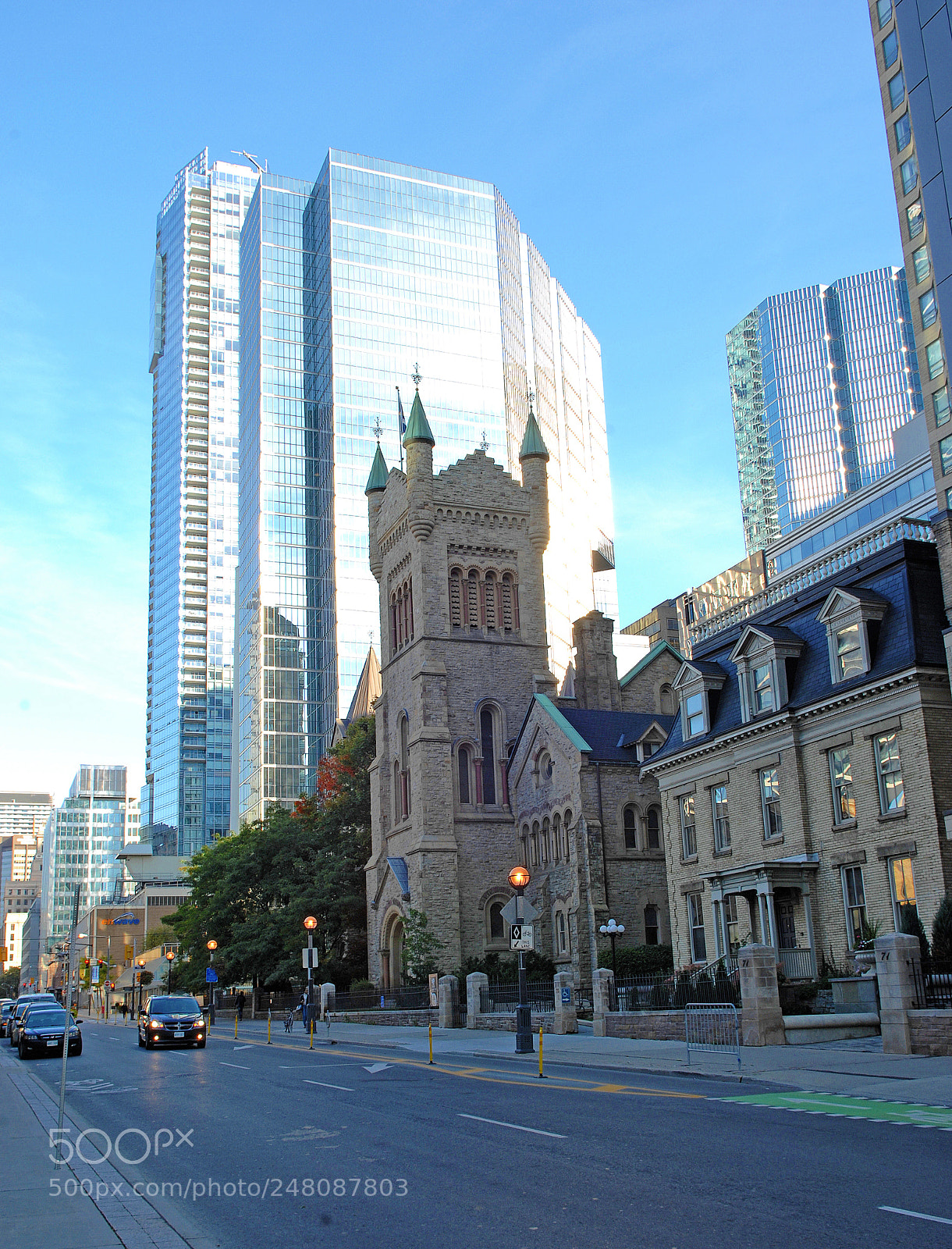 Nikon D2X sample photo. High rise with old photography