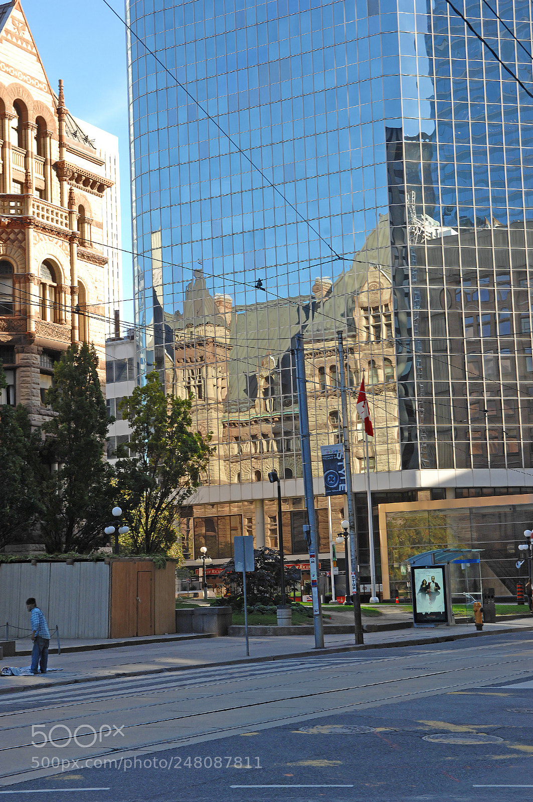 Nikon D2X sample photo. Reflection of old city photography