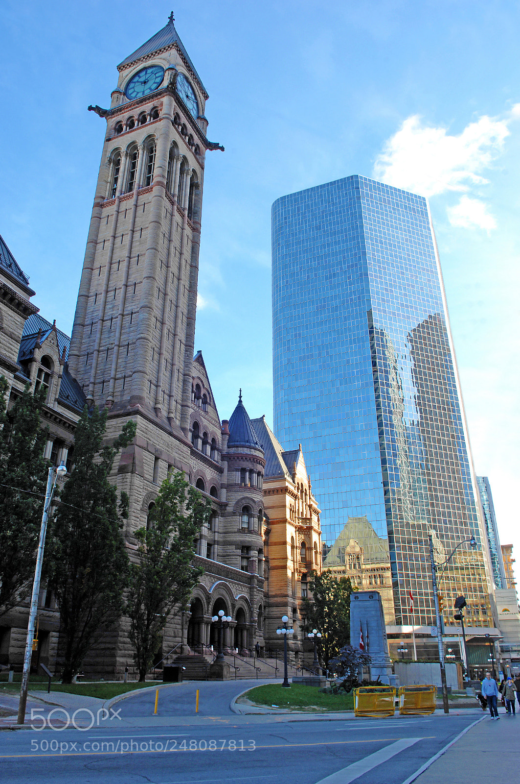 Nikon D2X sample photo. Old city hall tower photography