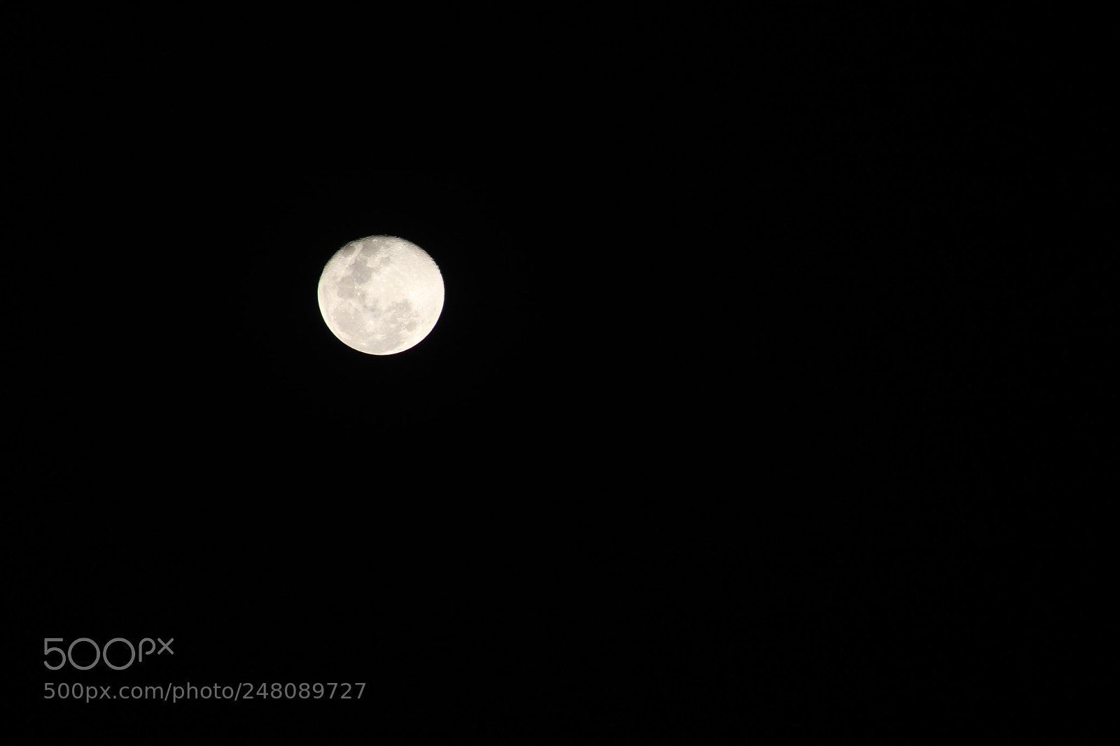 Canon EF 75-300mm f/4-5.6 sample photo. Moon photography
