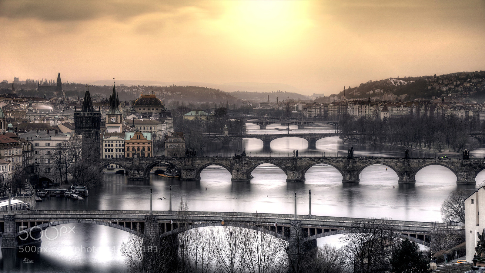 Nikon D810 sample photo. Prague bridge photography