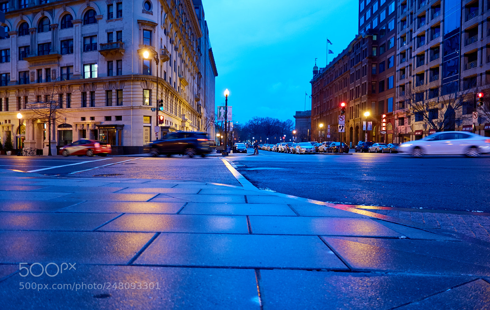 Sony Cyber-shot DSC-RX100 II sample photo. Washington street after rain photography