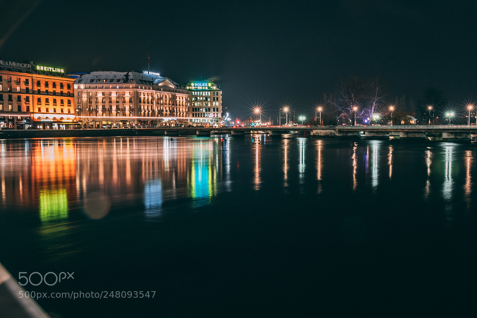 Canon EOS 7D Mark II sample photo. Night in geneva photography