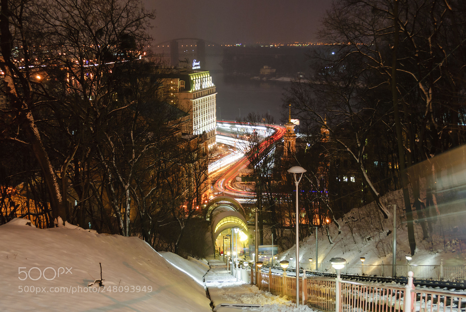 Nikon D3000 sample photo. Киев. Почтовая площадь photography
