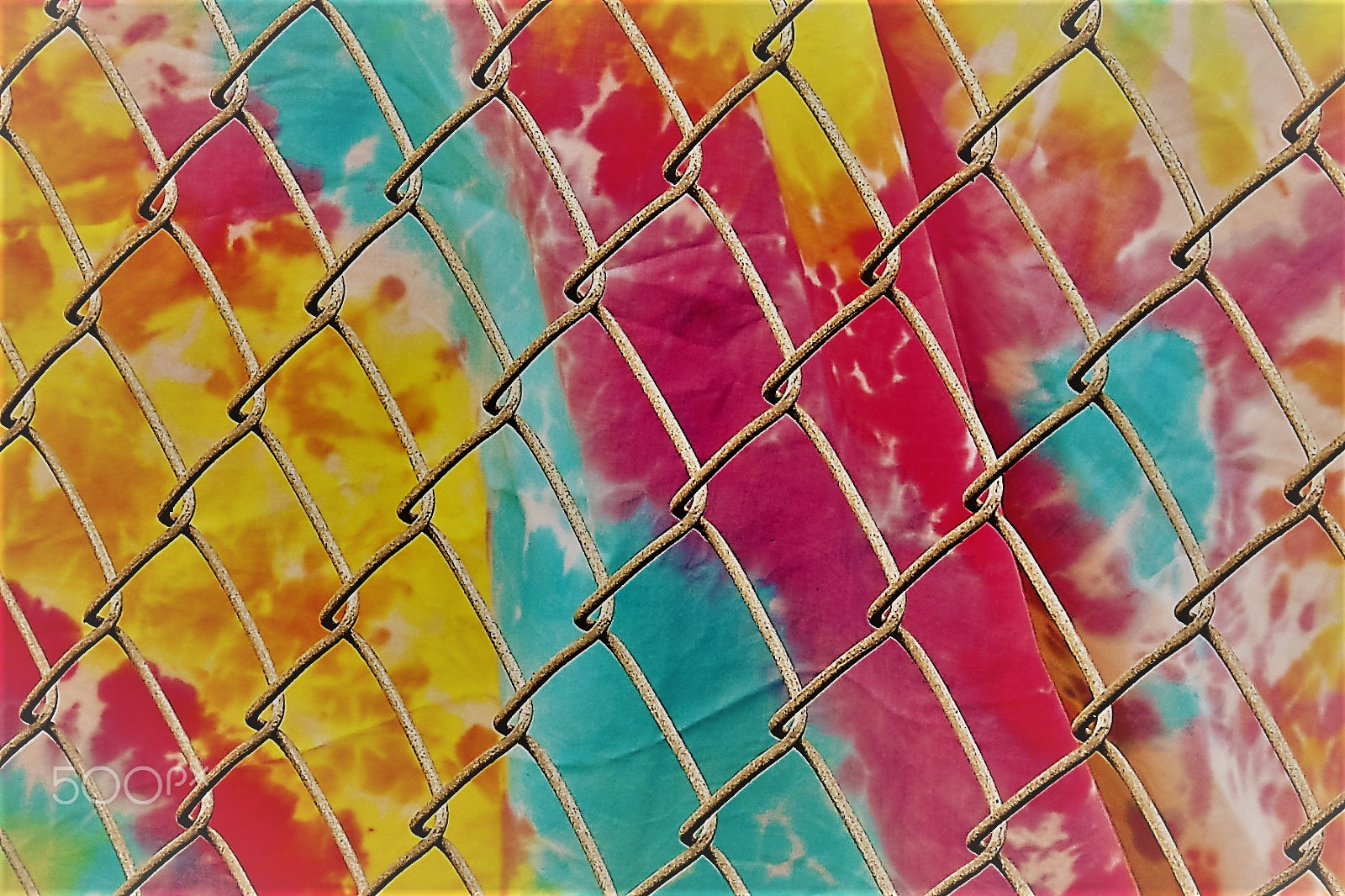 Olympus SP-100EE sample photo. Just a colourful fence photography