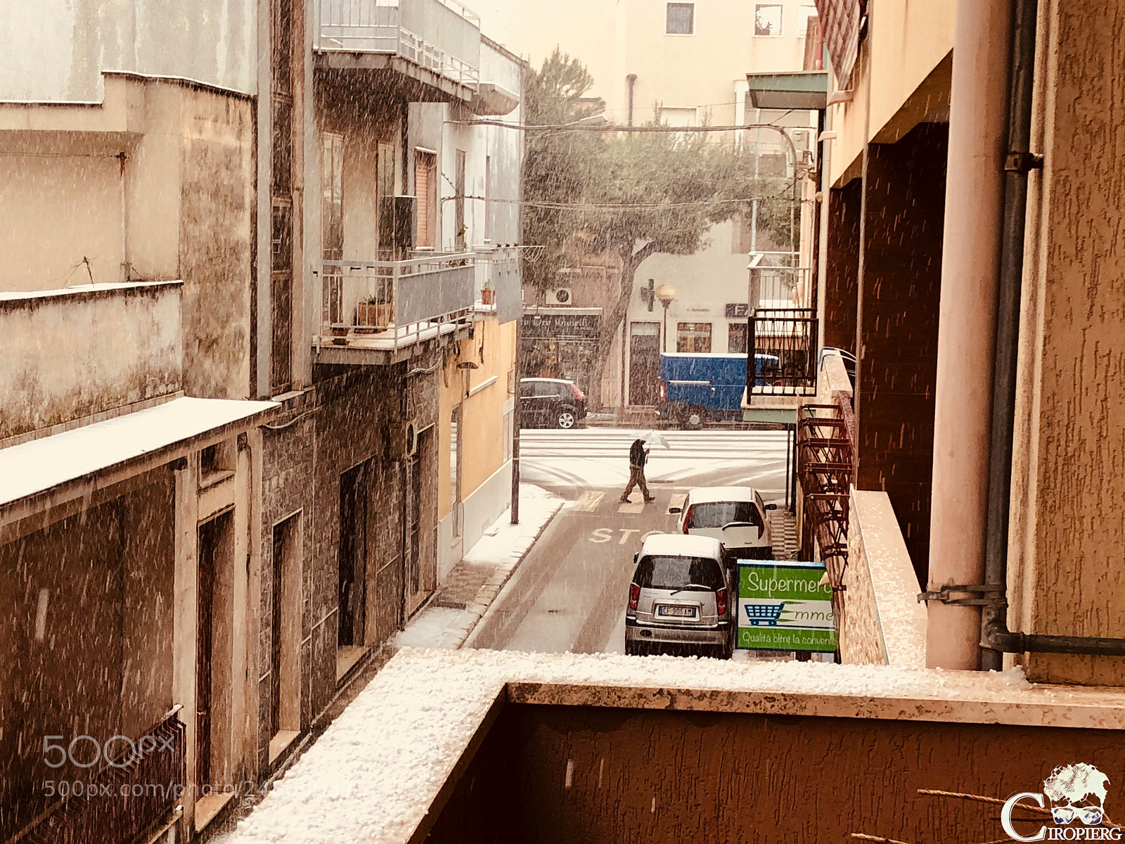 Apple iPhone X sample photo. Nevicata a grottaglie  photography