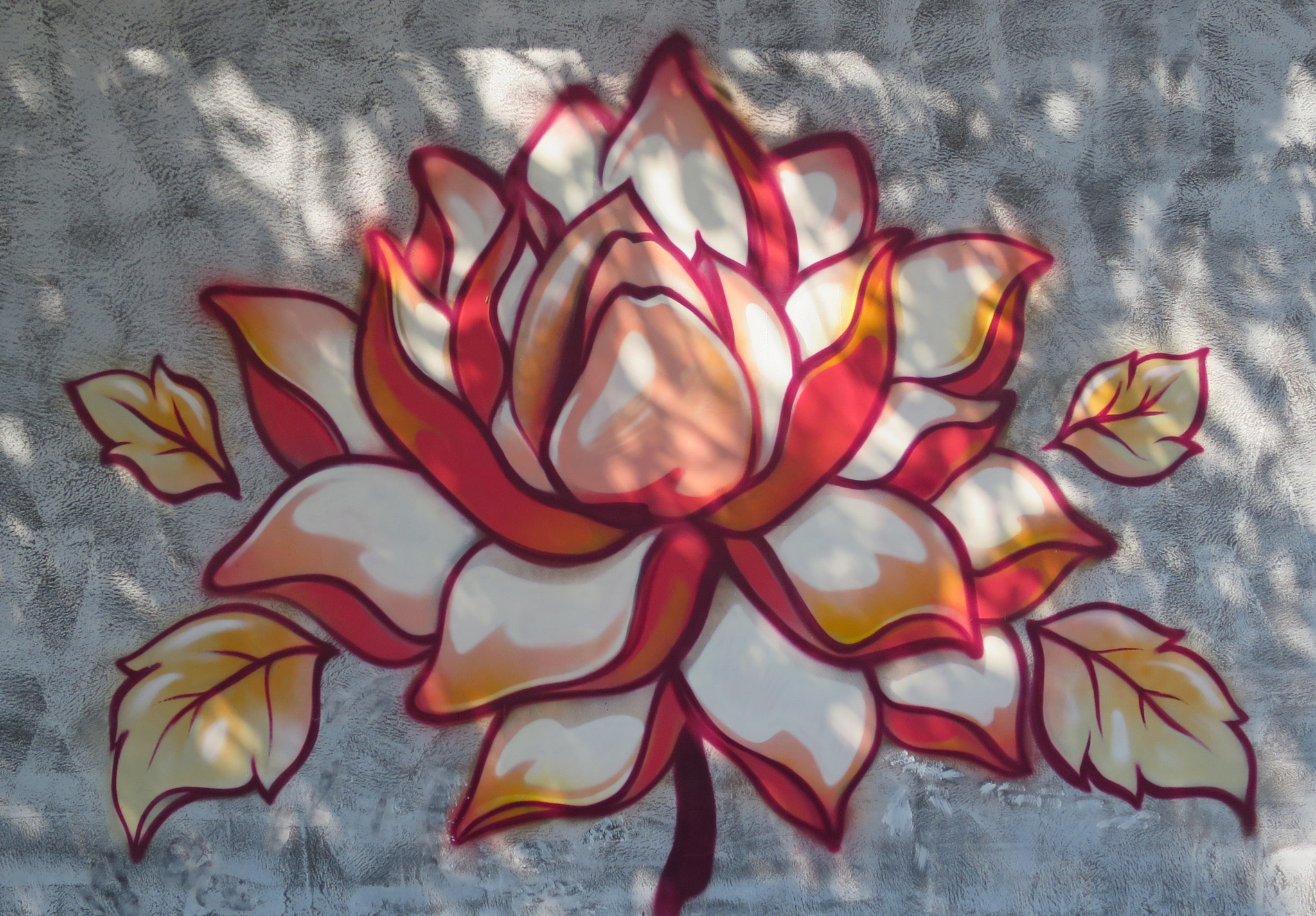 Canon PowerShot S120 sample photo. Street art flower photography