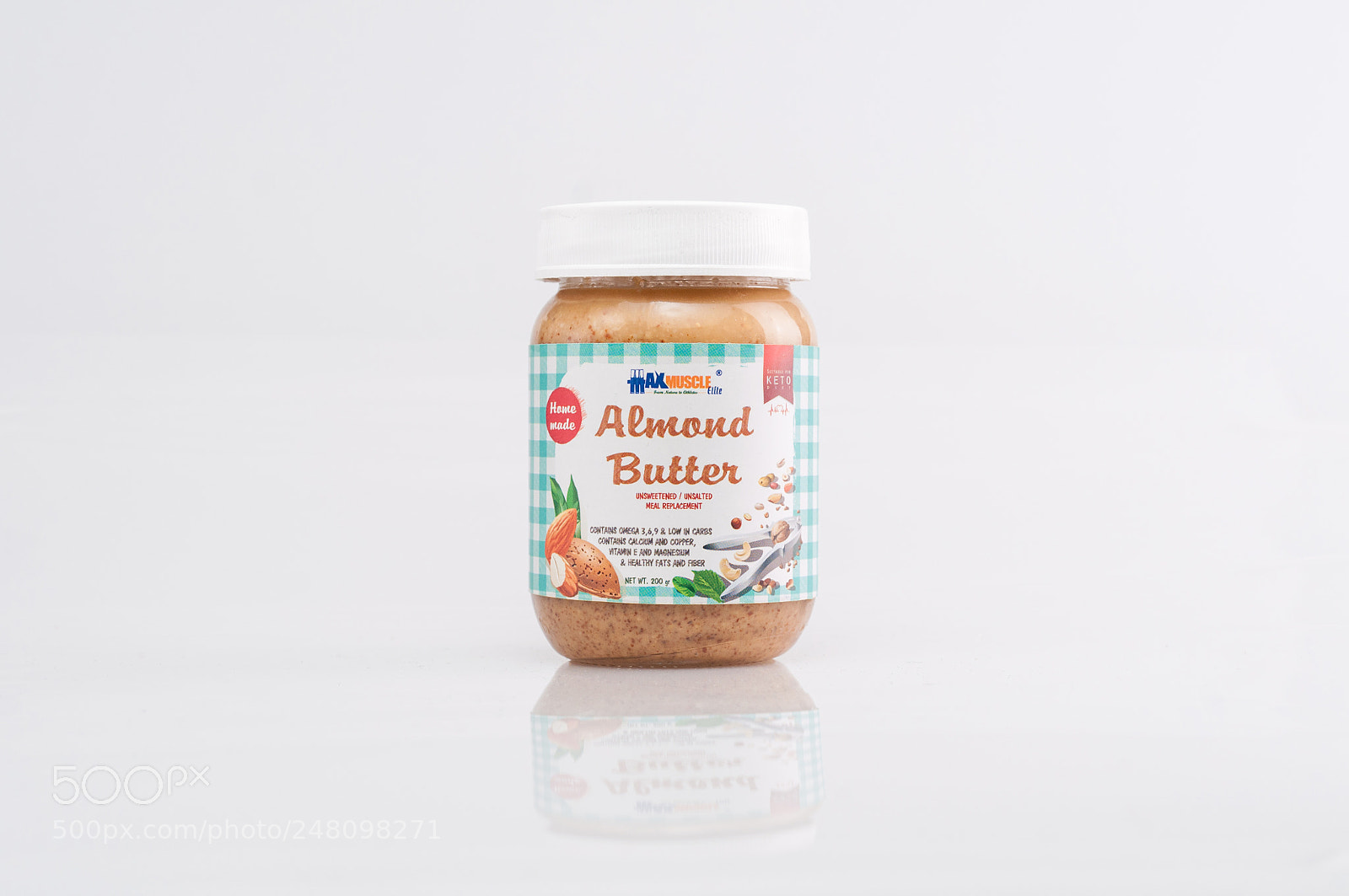 Nikon D90 sample photo. Almond butter photography