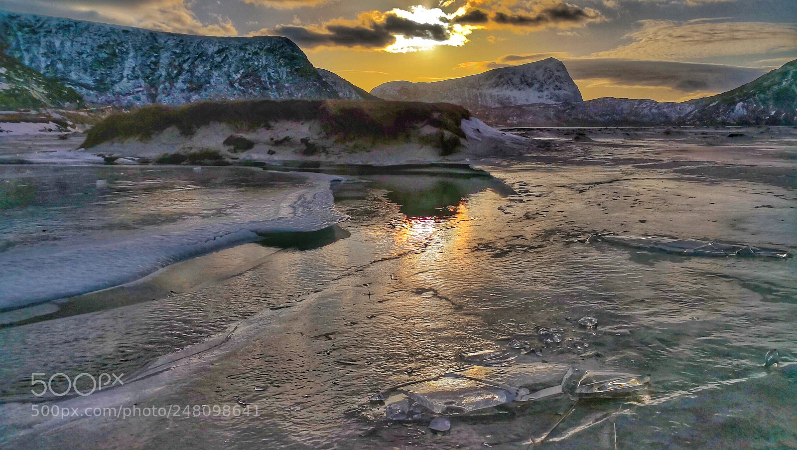 HUAWEI Mate 10 sample photo. Playas de haukland-uttakleiv lofoten photography