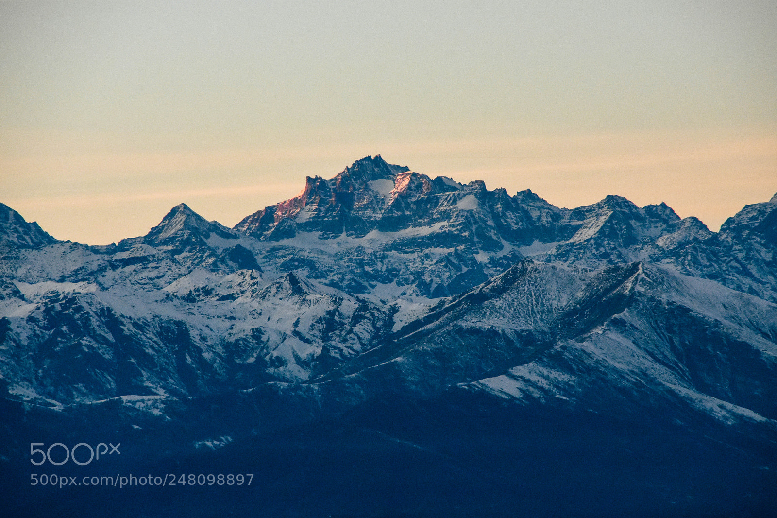 Nikon D7200 sample photo. Alpen sunset from torino photography