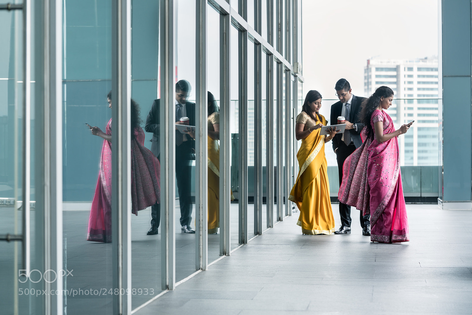 Sony a7R II sample photo. Three busy indian business photography