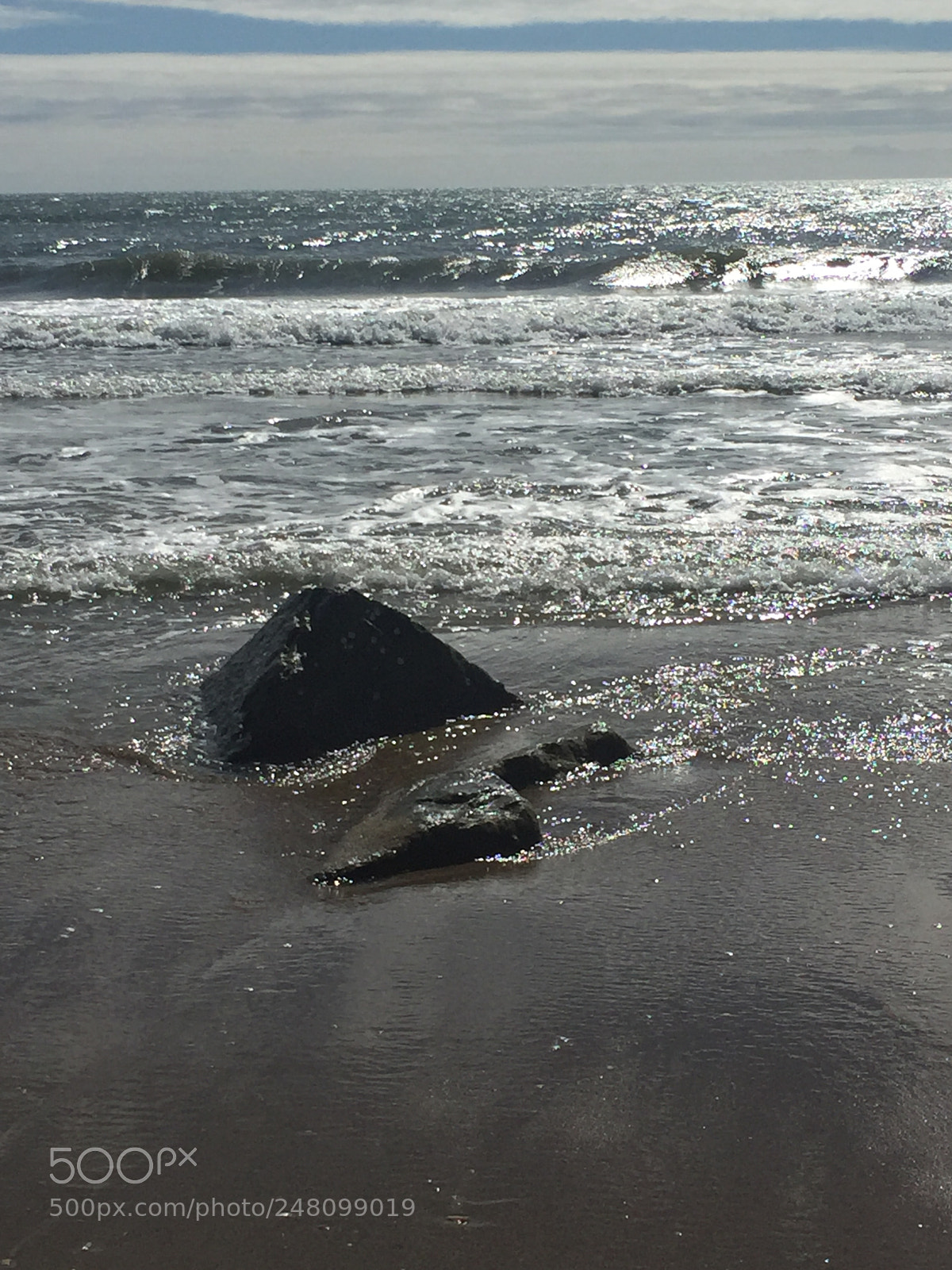 Apple iPhone 6 sample photo. Ocean rocks photography